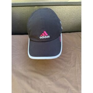 Adidas Aeroready Women's Hat Cap Black Pink Adjustable Lightweight Relaxed Fit